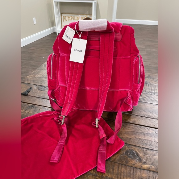 Free People Caraa Velvet Ciruss Backpack - Picture 2 of 6